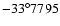 $-33\degr7795$