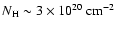 $N_{\rm H}\sim3\times10^{20}~{\rm cm^{-2}}$