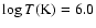 $\log T {\rm (K)} = 6.0$