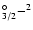 $^\circ_{3/2}{-}^2$