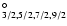$^\circ_{3/2,5/2,7/2,9/2}$