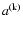 $a^{\rm (k)}$