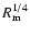 $R_{\rm m}^{1/4}$