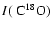 $I(~\hbox{C}^{18}\hbox{O})$