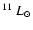 $^{11}~L_{\odot}$
