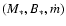 $(M_*,B_*,\dot{m})$