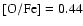 $\rm [O/Fe]=0.44$