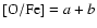 ${\rm [O/Fe]}=a+b$