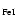 $_{\rm Fe I}$