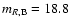 $m_{R,{\rm B}}=18.8$