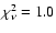 $\chi_{\nu}^2=1.0$
