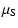 $\displaystyle \mu_{\rm S}$