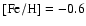 ${\rm [Fe/H]} = -0.6$