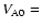 $V_{\rm A0}=$