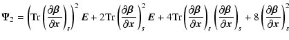 $\displaystyle %
{\vec \Psi }_2=\left( {{\rm Tr}\left( {{{\partial {\mbox{\boldm...
...\partial {\mbox{\boldmath {$\beta$ }}}} \over {\partial {\vec x}}}} \right)_s^2$