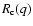 $R_{\rm c}(q)$