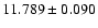 $11.789\pm0.090$