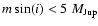 $m\sin(i)<5~M_{\rm Jup}$