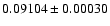 $0.09104\pm0.00030$