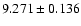 $9.271\pm0.136$