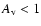 $A_{\rm v}<1$