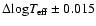$\Delta{\log}T_{\rm eff}\pm0.015$