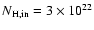 $N_{{\rm H,in}} = 3 \times 10^{22}$