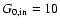 $G_{{\rm0,in}} = 10$