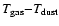 $T_{{\rm gas}}{-}T_{{\rm dust}}$