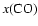 $x({\rm CO})$