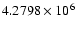 $4.2798 \times 10^6$