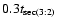 $0.3t_{{\rm sec}(3:2)}$