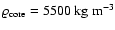 $\varrho_{\rm core}=5500 \rm {~ kg ~ m^{-3}}$