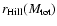 $r_{\rm Hill}(M_{\rm
tot})$