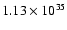 $1.13\times 10^{35}$