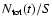 $N_{\rm tot}(t)/S$