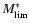 $M^*_{\rm lim}$