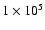 $1\times 10^5$