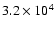 $3.2\times 10^4$
