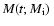 $\mbox{$M(t;M_{\rm i})$ }$