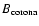 $B_{\rm corona}$