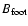 $B_{\rm foot}$