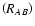 $\left( R_{AB}\right) $