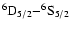 $\rm ^6D_{5/2}{-}^6S_{5/2}$