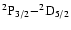 $\rm ^2P_{3/2}{-}^2D_{5/2}$