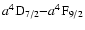 $a^4{\rm D}_{7/2}{-}a^4{\rm F}_{9/2}$