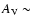 $A_{\rm V} \sim$