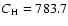 $C_{\rm H}=783.7$