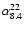 $\alpha_{8.4}^{22}$