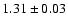 $1.31 \pm 0.03$